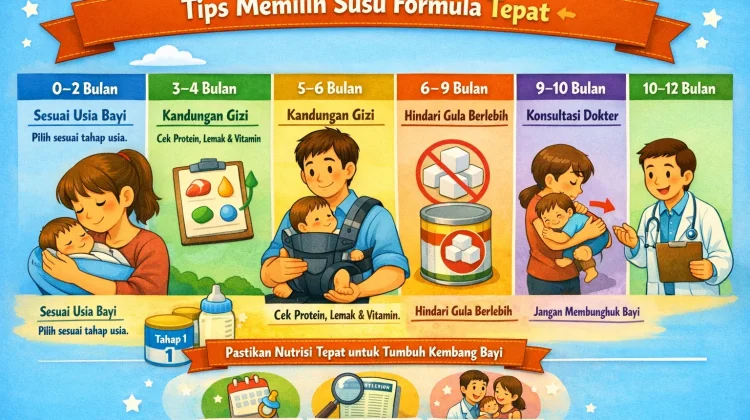 Tips Memilih Susu Formula Tepat