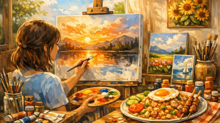 Menyalurkan Kreativitas Melalui Hobi Melukis