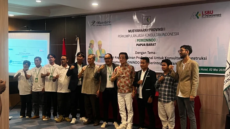 PERKONINDO Papua Barat Siap Dukung Pembangunan Jasa Konstruksi
