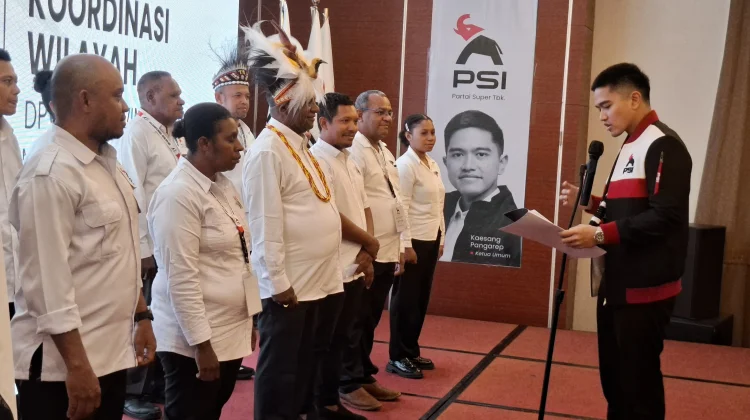 PSI Lantik Pengurus DPW Papua Barat, Andi Salabay Nahkodai Partai