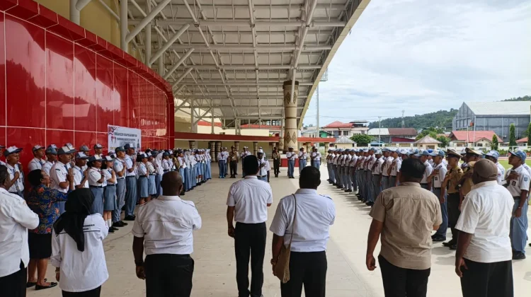 Ratusan Siswa Antusias Ikuti Seleksi Paskibraka Manokwari 2026