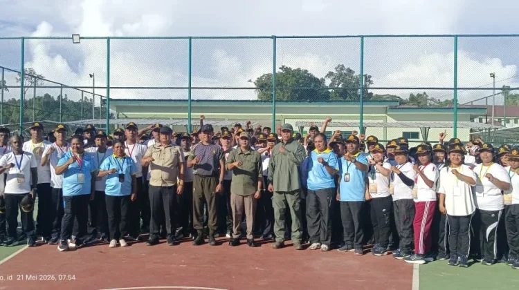Bupati Tinjau Latsar CPNS Teluk Bintuni di Brigif