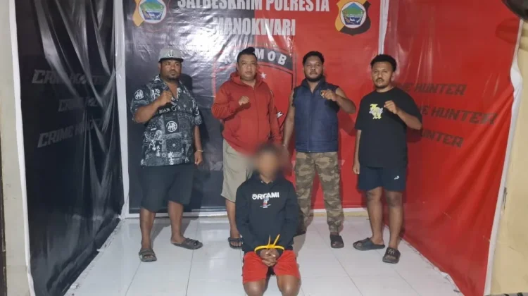 TEKAB Polresta Manokwari Tangkap Pelaku Penganiayaan Arowi 1