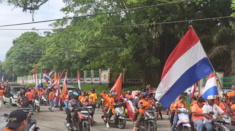 Euforia Oranje Warnai Manokwari, Fans Belanda Keliling Kota Sambut Piala Dunia