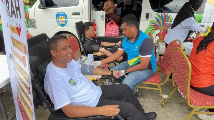 Donor Darah HUT Teluk Bintuni Disambut Antusias Warga