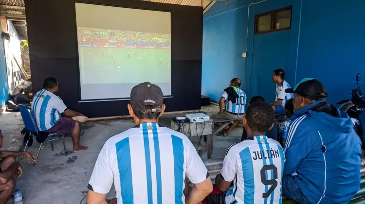 Pendukung Argentina Bergemuruh saat Nobar, Messi Bawa Albiceleste Menang Telak