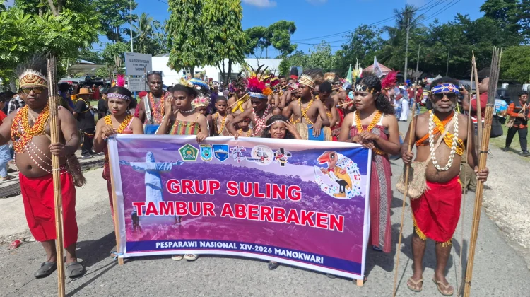 Karnaval Budaya Pesparawi Nasional Tampilkan Harmoni Papua Barat dan Nusantara