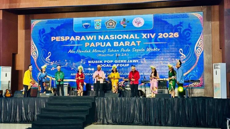 Papua Tengah Tampil Perdana di Pesparawi Nasional XIV dengan Penuh Semangat