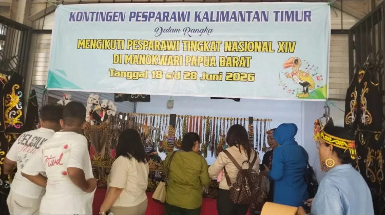 Produk Khas Desa Pampang Kaltim Jadi Sorotan di Pameran Pesparawi Nasional XIV