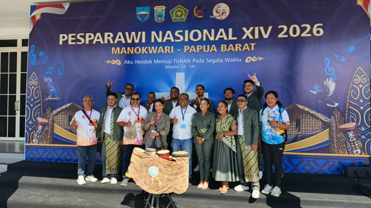 Kontingen Papua Barat Sajikan Nuansa Etnik dalam Musik Pop Gerejawi