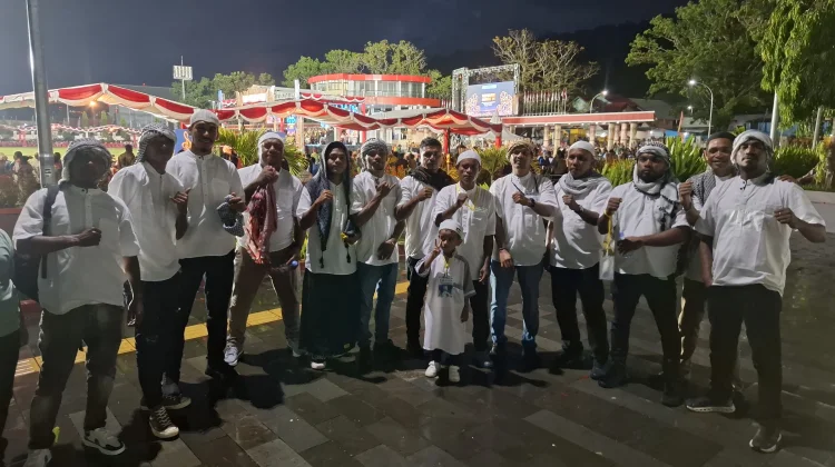 Rabana Muslim Nusantara Papua Barat Tunjukkan Toleransi dalam Pesparawi XIV
