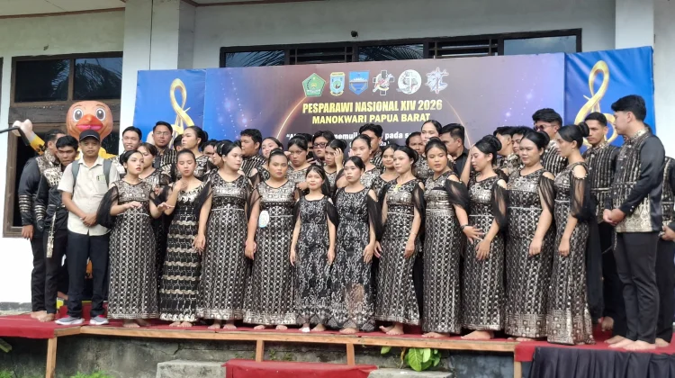 Paduan Suara Remaja Sumatera Utara Tampil Percaya Diri di Pesparawi Nasional XIV