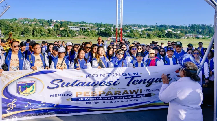 Kontingen Morowali Utara Tiba di Manokwari, Siap Persembahkan Pujian Terbaik