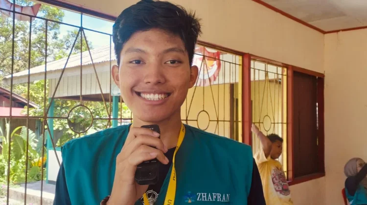 Mahasiswa KKN PPM UGM Manokwari Menari  II siap mengabdi kepada Masyarakat