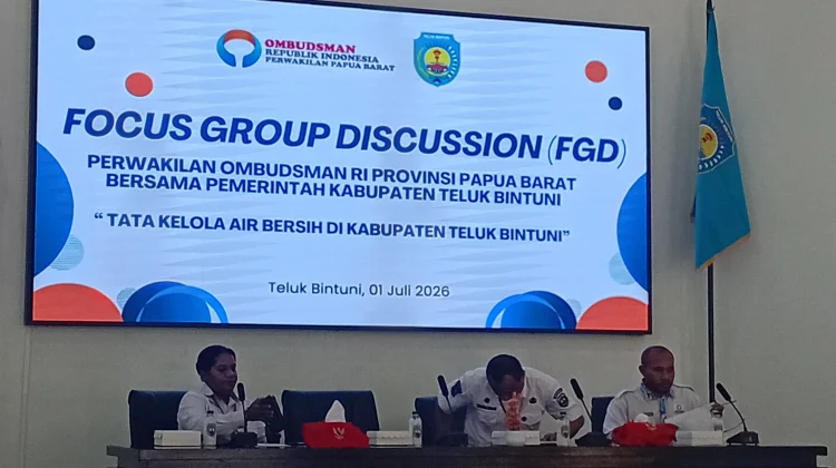Ombudsman Papua Barat dan Pemerintah Teluk bintuni melakukan FGD