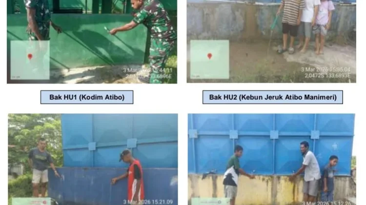 BWS Papua Barat Benahi Sistem Air Baku Pascabanjir Rajawali