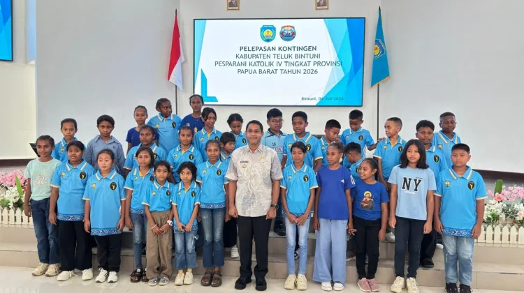 Kontingen Teluk Bintuni Siap Berlaga di Pesparani Papua Barat 2026