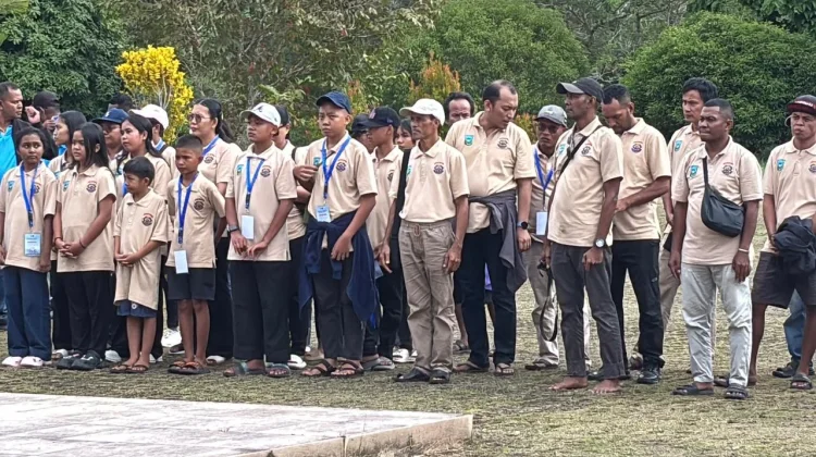 Bupati Bintuni Sambut Hangat Kontingen Pesparani Teluk Wondama 2026