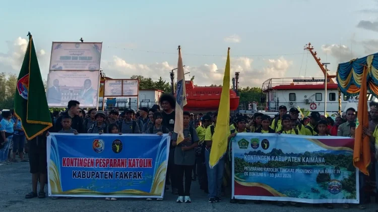 Pesparani Papua Barat Satukan Kontingen Kaimana dan Fakfak di Bintuni