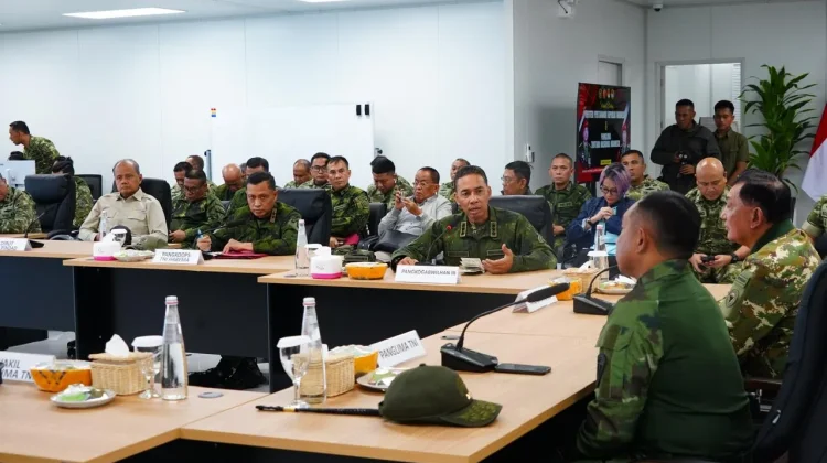 Menhan RI dan Panglima TNI Tinjau Kesiapan Kogabwilhan III, Perkuat Pertahanan