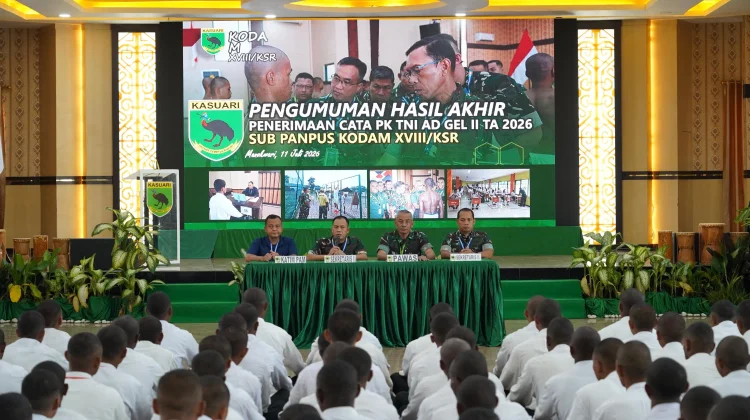 Sidang Sub Panpus Seleksi Tamtama TNI AD Utamakan Transparansi dan Profesionalis