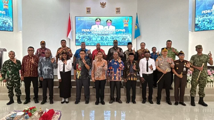 303 CPNS Formasi 2021 Teluk Bintuni Rampungkan Latsar, Bupati Tekankan Integritas