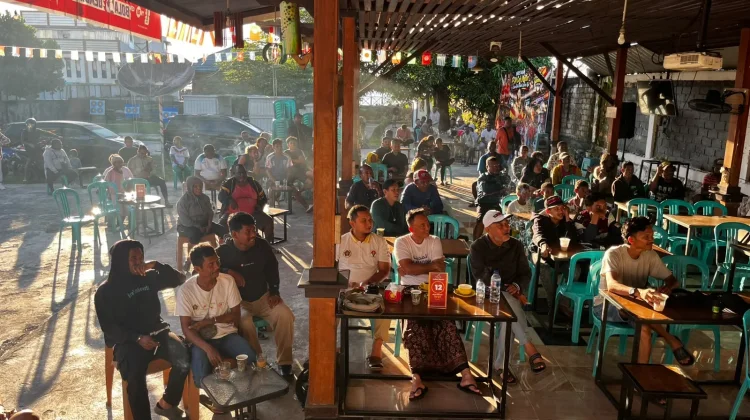 Nobar dengan Wartawan Kabid Humas Polda sampaikan Imbauan Kamtibmas