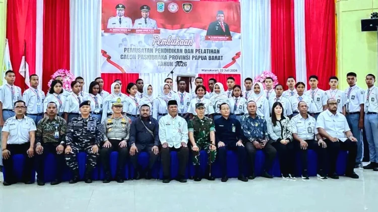 36 Calon Paskibraka Papua Barat Ikuti Pemusatan Pendidikan dan Pelatihan