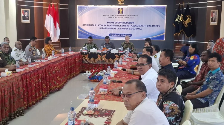 FGD Kemenkum Papua Barat: Evaluasi Bantuan Hukum untuk Jangkau 13 Kabupaten/Kota