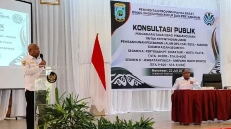 Pemprov Papua Barat Percepat Pengadaan Tanah untuk Pelebaran Esau Sesa-Maruni