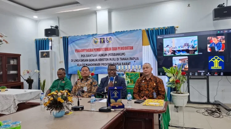 GKI Manokwari Sambut Posbakum untuk Perkuat Kepastian Hukum Jemaat