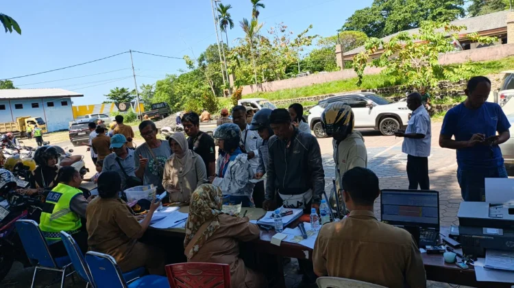 Samsat Manokwari Tingkatkan Penertiban Kendaraan Pelat Luar dan Penunggak Pajak
