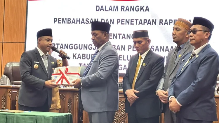 DPRK Teluk Bintuni Sahkan Raperda Pertanggungjawaban APBD 2025