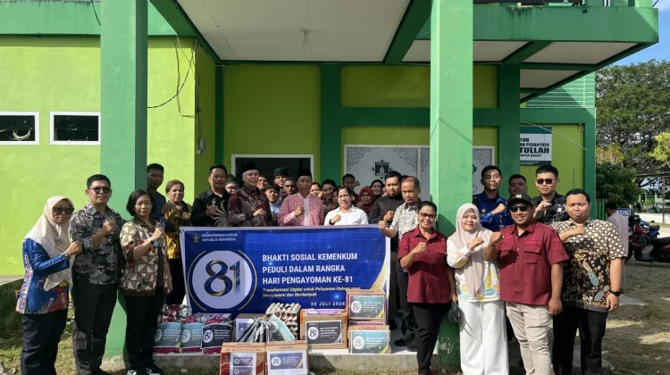 Hari Pengayoman ke-81 Jadi Momentum Kemenkum Pabar Berbagi dengan Masyarakat
