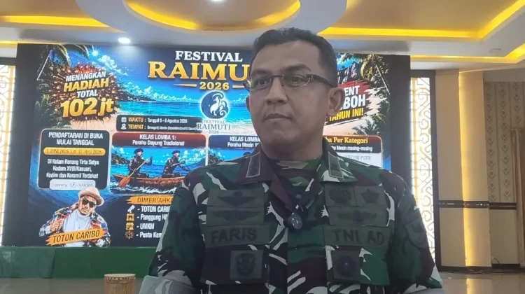 Asrendam Kodam XVIII Kasuari Paparkan Kesiapan Festival Raimuti 2026