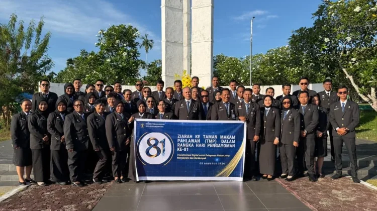 Kemenkum Papua Barat Kenang Jasa Pahlawan jelang Hari Pengayoman ke-81