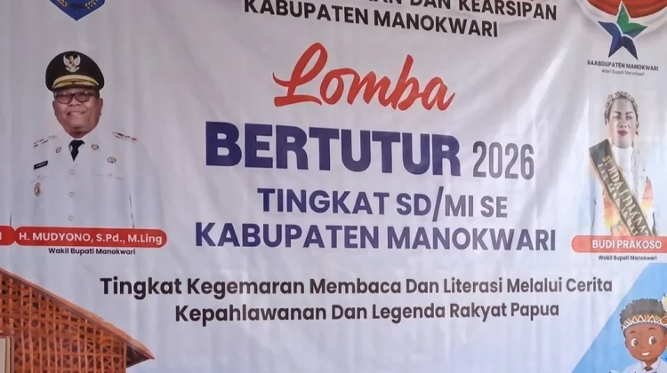 Lomba Bertutur SD/MI Dorong Minat Baca dan Kenalkan Budaya Papua