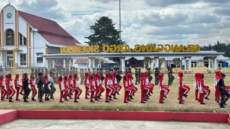 Cuaca Panas Ekstreem Jadi Kendala Utama Latihan Paskibra Teluk Bintuni 2026