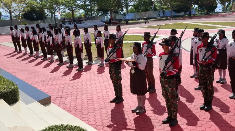 Kekompakan Jadi Fokus Utama Latihan Paskibraka Papua Barat
