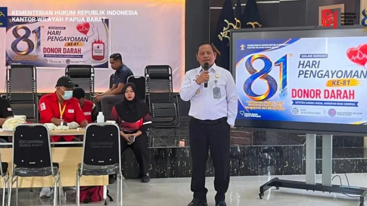 Donor Darah dan Edukasi Kanker Warnai Hari Pengayoman ke-81