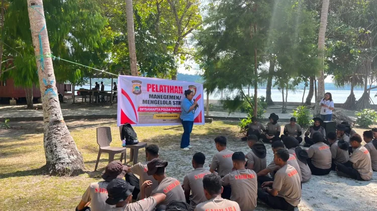 Pulau Lemon Jadi Lokasi Pembekalan Kelola Stres Personel Samapta