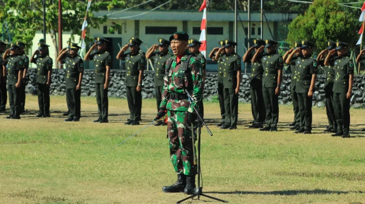 Danrindam XVIII/Ksr Tutup Dikmaba Infanteri TNI AD Gelombang II 2026
