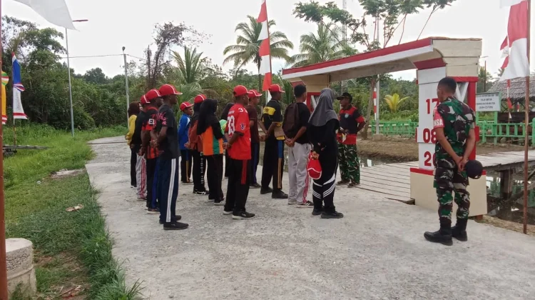 Capai Kesiapan 80 Persen Paskibra Distrik Tomu Siap Sukseskan HUT Ke-81 RI
