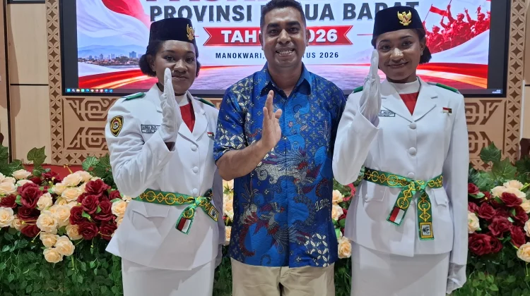 SMA Villanova Bangga Dua Siswi Terpilih sebagai Paskibraka Papua Barat