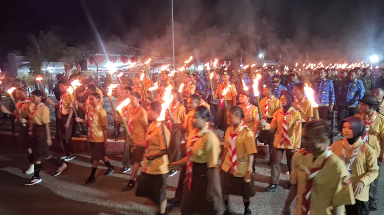 Taptu dan Pawai Obor Jadi Momentum Kenang Jasa Pahlawan