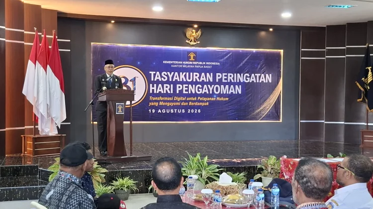 Hari Pengayoman ke-81 Perkuat Sinergi Pelayanan Hukum di Papua Barat