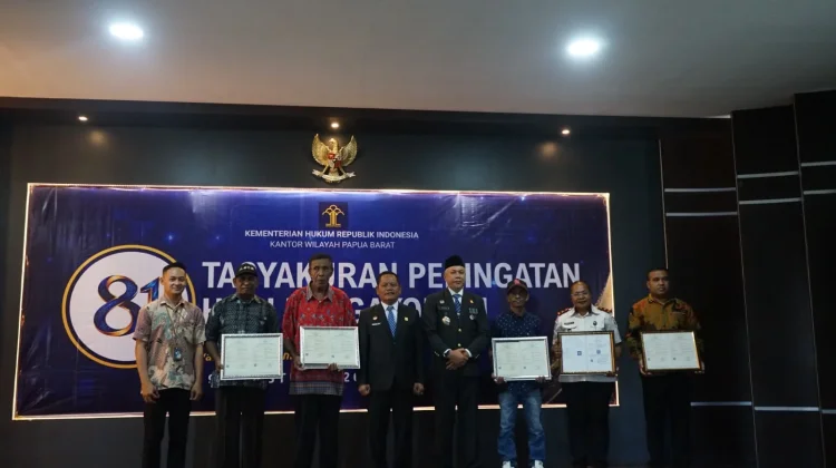 Sertifikat Kekayaan Intelektual Diserahkan pada Puncak Hari Pengayoman