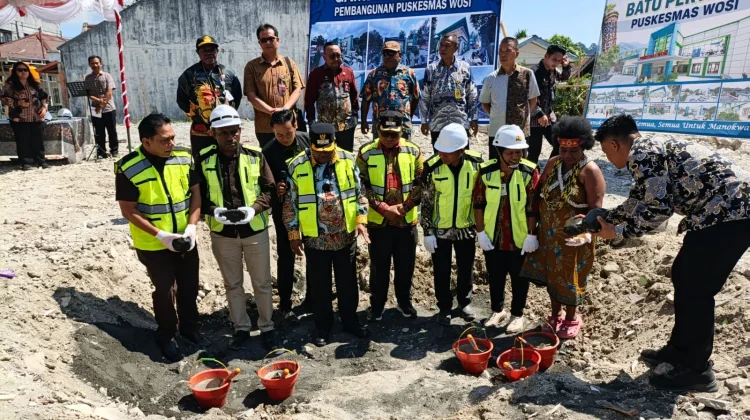 Puskesmas Wosi Mulai Dibangun, Hermus Indou Tekankan Pelayanan Berkualitas
