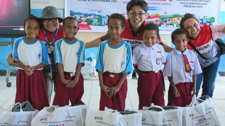 Program SESAMA Pertamina Dukung Semangat Belajar Anak di Doromena