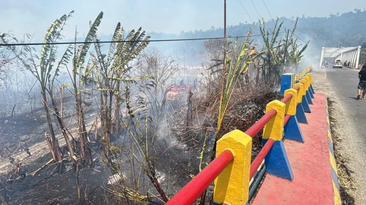 Titik Api Muncul Kembali di Jembatan Kali Mati Distrik Ransiki
